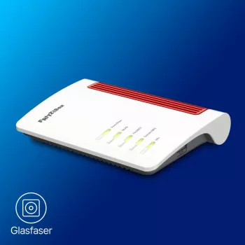 FRITZ! Box 5630 baltas dviejų juostų Wi-Fi 6 DSL/VDSL maršrutizatorius su DECT baze, Gigabit Ethernet, USB 2.0, SFP lizdu