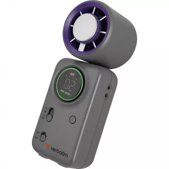 Verbatim Cool'n'Go Ice Touch Mini rankinis ventiliatorius (violetinė/pilka)