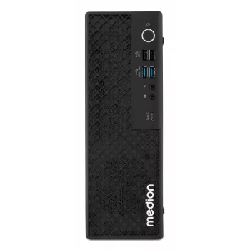Medion 10026214 PICOWORX T80III MD340101 Mini kompiuteris, Intel Processor N100, 16GB RAM, 512GB SSD, Windows 11 Pro, Wi-Fi 6, juodas