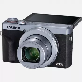 Canon PowerShot G7 X Mark III skaitmeninis fotoaparatas (20,1MP, 4,2x optinis priartinimas, 4K vaizdo įrašas, Wi-Fi/Bluetooth) - juoda