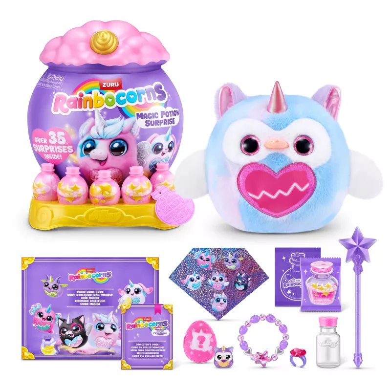 Zuru Rainbocorns Magic Potion Surprise Series 1 Asorti kolekcionuojamas pliušinis žaislas
