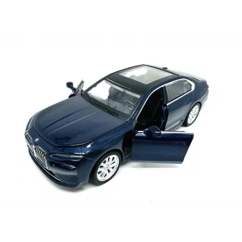 PULIO Auto MSZ 1/32 BMW i7 šviesos ir garso liejimo modelis
