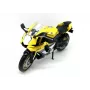 PULIO Motorcycle MSZ 1/12 Yamaha YZF-R1 geltonas liejimo modelis
