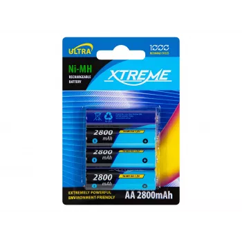 BLOW R6 NiMH AA 2800mAh XTREME įkraunamos baterijos, 4 vnt.