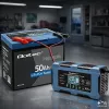 Qoltec 52668 12V 10A protingas akumuliatoriaus įkroviklis su atkūrimo funkcija AGM GEL LiFePO4