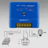 QOLTEC MPPT 15A saulės įkrovimo valdiklis 12V/24V LiFePO4, Gel, AGM, Flooded, Sealed Lead-Acid su LCD ir RS485