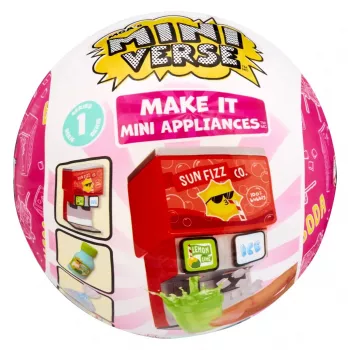 MGA Miniverse Make It Mini Soda Dispenser Diner Series 1 DIY miniatiūrų rinkinys
