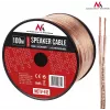 MACLEAN MCTV-512 garsiakalbių kabelis 100m 2x1,5mm² permatomas OFC ritė
