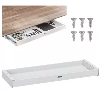 ERGO OFFICE plokščias stalčius po stalu ER-302 W baltas