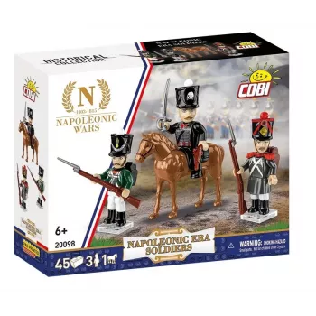 COBI KLOCKI Napoleono eros kareivio statybinis blokelis minifigūra