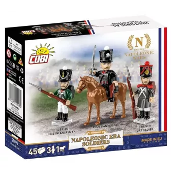 COBI KLOCKI Napoleono eros kareivio statybinis blokelis minifigūra