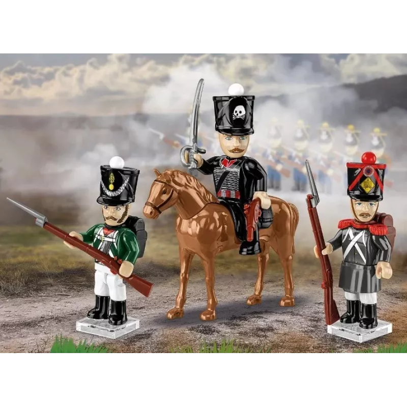 COBI KLOCKI Napoleono eros kareivio statybinis blokelis minifigūra