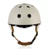 Lionelo LO-HELMET Beige Sand dviračio šalmas – In-Mold PC apvalkalas, 24 ventiliacijos kanalai, Headlock reguliavimas, CE EN 1078, L dydis 58-61 cm