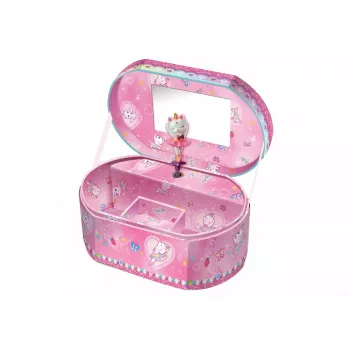 PULIO Ovali muzikos dėžutė - Balerina katė Pecoware
