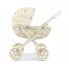 MILLY MALLY Doll Stroller Dori NATURE - natūralaus medžio, klasikinio skandinaviško dizaino vežimėlis lėlėms iki 45 cm, nuo 12 mėn.