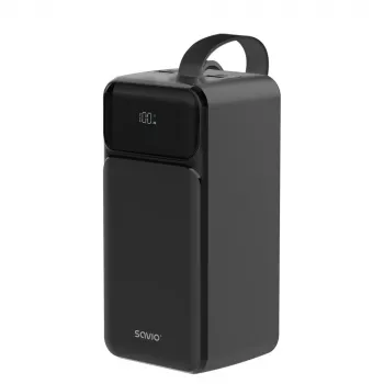SAVIO BA-14 50000 mAh Power Bank juodos spalvos
