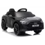 LEAN CARS Audi A5L HL788 juodas 12V elektrinis automobilis vaikams su nuotolinio valdymo pultu, LED žibintais, MP3, EVA putplasčio ratais, eko-odos sėdyne, 30 kg maksimali apkrova, 3-8 metų