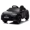 LEAN CARS Audi A5L HL788 juodas 12V elektrinis automobilis vaikams su nuotolinio valdymo pultu, LED žibintais, MP3, EVA putplasčio ratais, eko-odos sėdyne, 30 kg maksimali apkrova, 3-8 metų