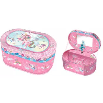 PULIO Pecoware Oval Music Box - Unicorn