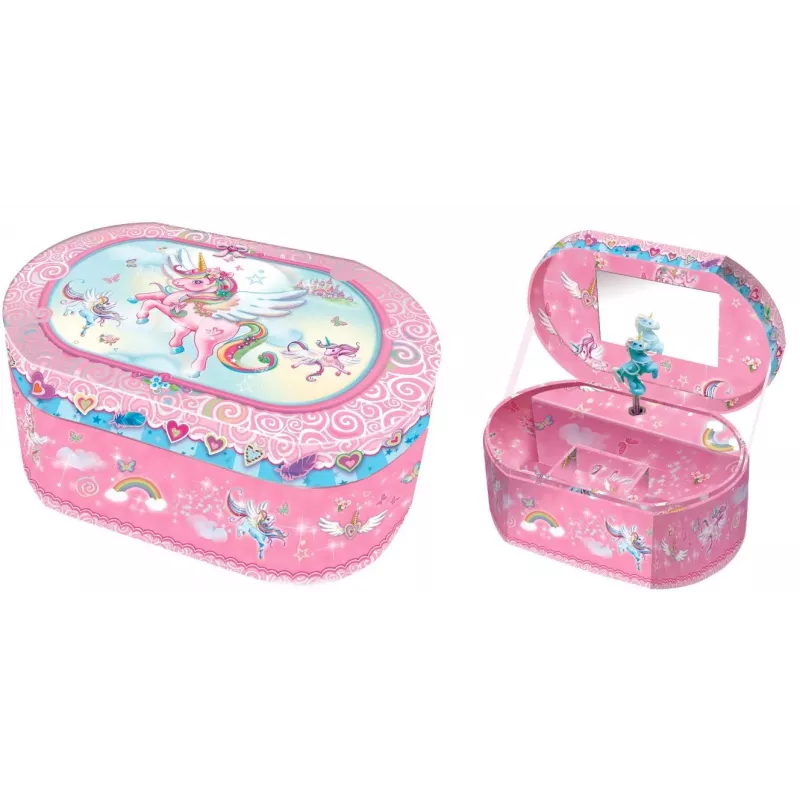 PULIO Pecoware Oval Music Box - Unicorn