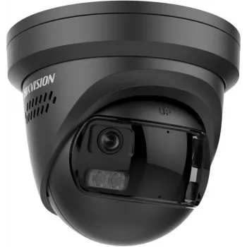 Hikvision DS-2CD2387G3P-LIS2UY/SL(180°)/O-STD 8 MP panoraminis tinklo fotoaparatas, juodas