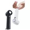 USAMS Ice-Cooling nešiojamas ventiliatorius 2000mAh juodas - puslaidininkinis aušinimo ventiliatorius su USB-C, 3 greičiais, nuimamu pagrindu