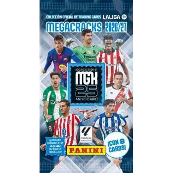 Panini La Liga 2027 kortelių pakelių ekspozitorius, 50 vnt.