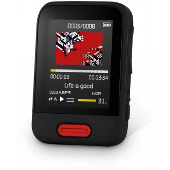 SENCOR SFP 7716BK MP3/MP4 grotuvas 16GB juodas su Bluetooth, 1,8 colio ekranu