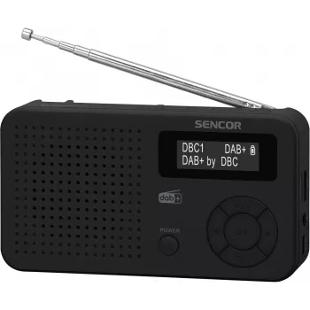 Sencor SRD 7210B DAB+ radijas FM/BT/USB - juodas