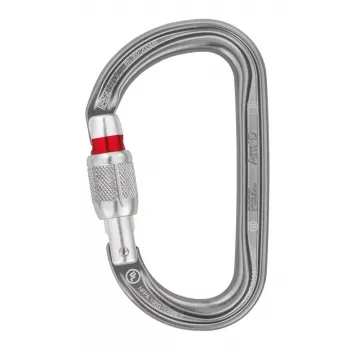 PETZL AMD 27 kN sraigtinis karabinas, aliuminis, CE EN 12275 B, UIAA