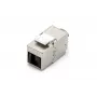DIGITUS DN-93615-D CAT 6A kiystone modulis, ekranuotas, be įrankių, 10GBase-T, 500 MHz, cinko liejinys, auksuoti kontaktai, T568A/B, PoE++ paruoštas