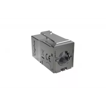 DIGITUS Cat. 6A ekranuotas Keystone modulis, be įrankių, RJ45, sidabrinis
