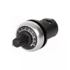 Eaton M22-R10K Potenciometro priekinis elementas, 10 kOhm, tiesinė charakteristika, vieno apsisukimo, montavimui į skydelį, IP66/IP67/IP69K