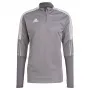 adidas Tiro 21 treniruočių viršus pilkas/juodas 2XL GH7301