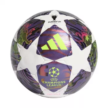 adidas UCL 25/26 Final Pro Sala futsalo kamuolys violetinė/balta