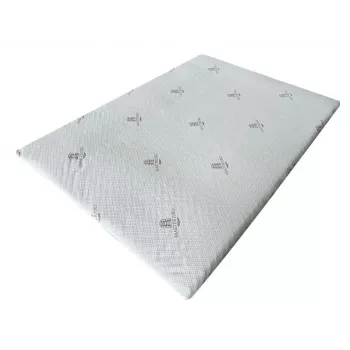 MasterJero 90x200x5 Memory Foam čiužinio viršutinis sluoksnis – vidutiniškai minkštas, nuimamas plaunamas užvalkalas, neslystantis pagrindas