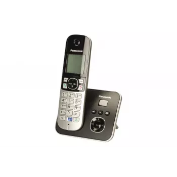 Panasonic KX-TG6821 DECT belaidis telefonas su atsakikliu, juodas