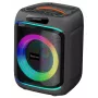DENVER BPS-170 400W Bluetooth vakarėlių garsiakalbis su RGB šviesomis, TWS, karaoke, FM radiju, USB/SD/AUX/Mic įvestimis