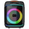 DENVER BPS-170 400W Bluetooth vakarėlių garsiakalbis su RGB šviesomis, TWS, karaoke, FM radiju, USB/SD/AUX/Mic įvestimis