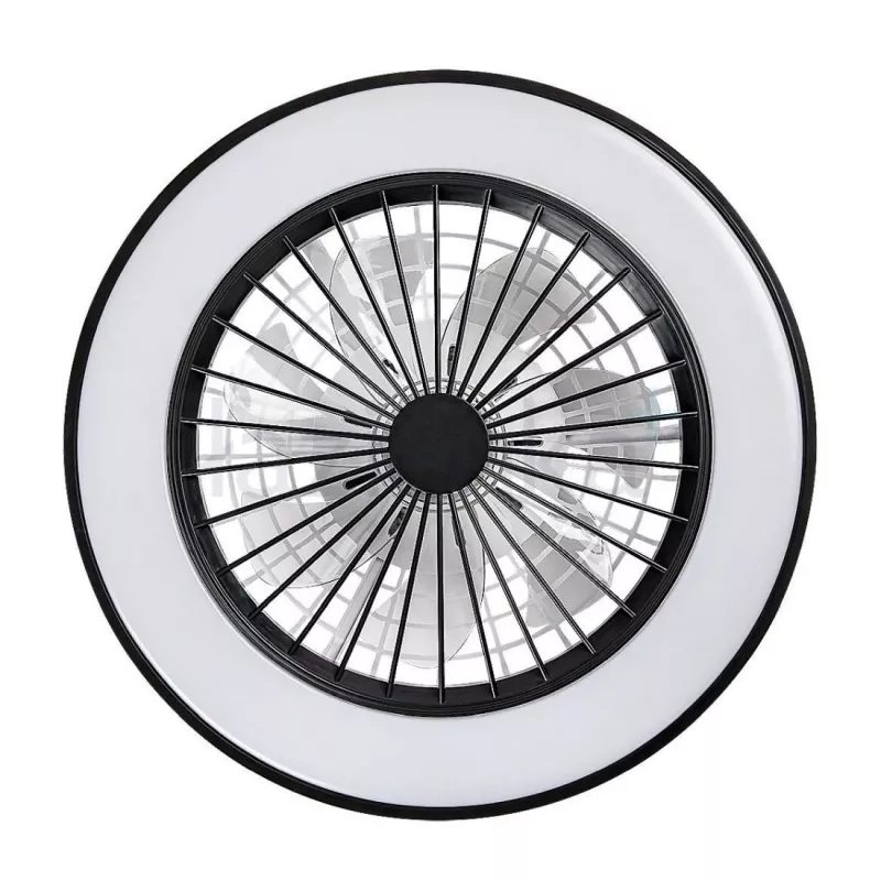 Extralink Orbit Ring 20 50,8 cm „WiFi“ lubų ventiliatorius su šviesa, baltas, valdymas programėle