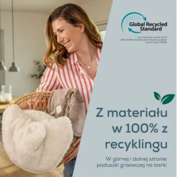 Beurer HK 165 Huggy Creme šildomas pagalvėlis | 3 šildymo režimai, skalbiamas mašinoje, Beurer saugos sistema