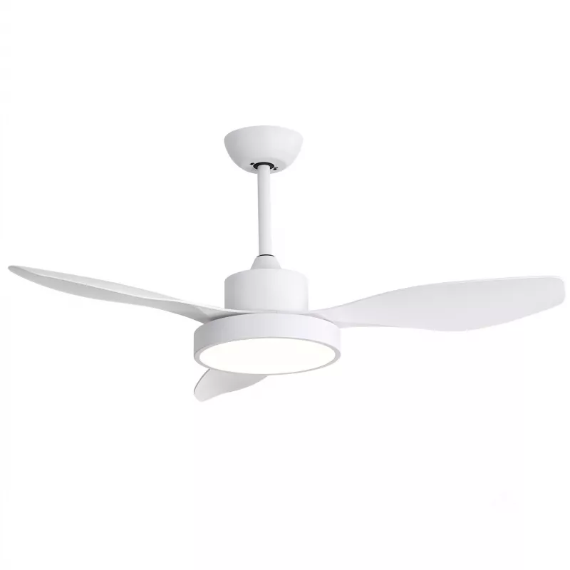 Extralink Aero Breeze 47 119 cm išmanus WiFi lubų ventiliatorius, baltas, valdymas programėle
