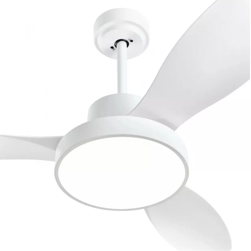 Extralink Aero Breeze 47 119 cm išmanus WiFi lubų ventiliatorius, baltas, valdymas programėle
