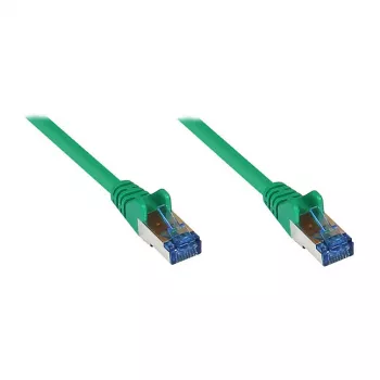 GoodConnections Cat.6A S/FTP jungiamasis kabelis su apsauga nuo užrakto lūžimo, PiMF, LSZH, 500 MHz, žalias, 7,5 m (8060-H075G)