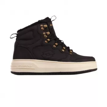 Lotto Women's Jalana Platform Fashion Sneaker su dirbtinio kailio pamušalu, balta/ smėlio spalvos, EU 39