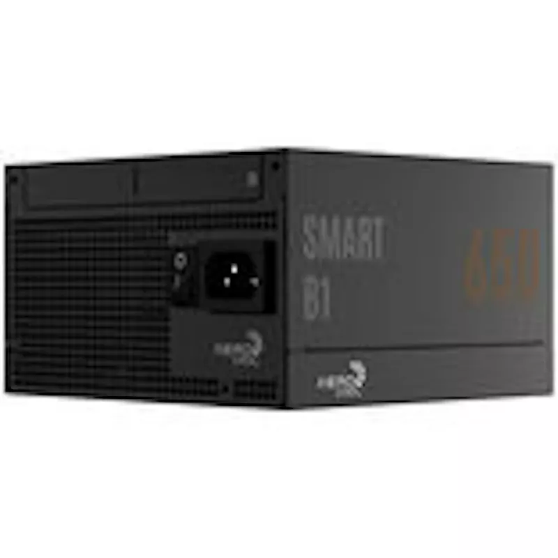 AeroCool Smart B1 80 PLUS Bronze maitinimo blokas, PCIe 5.1, ATX 3.1 - 650 W, juodas