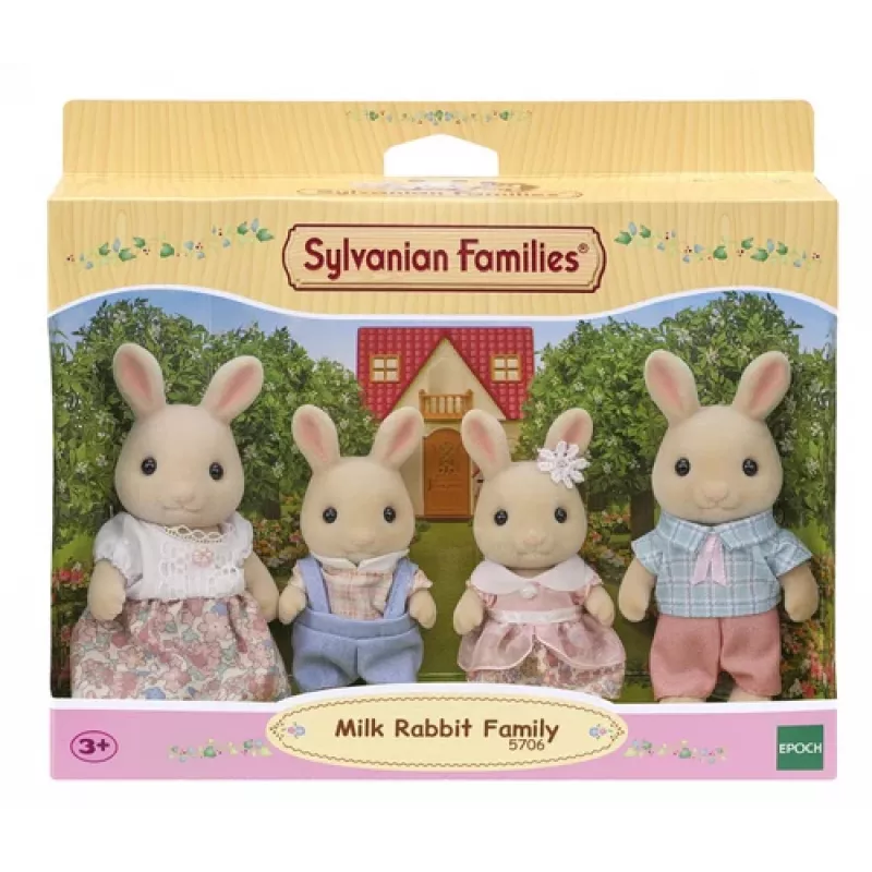 EPOCH Sylvanian Families Milk Rabbit šeimos figūrėlių rinkinys