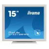 Iiyama ProLite T1531SR-W5 15 colių XGA 4:3 5 laidų varžinis liečiamasis LED monitorius, baltas