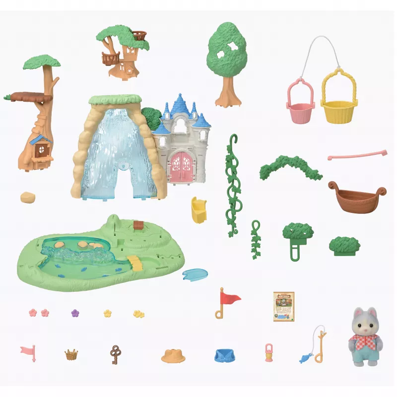 Sylvanian Families nuotykių žaidimų aikštelė su kriokliu