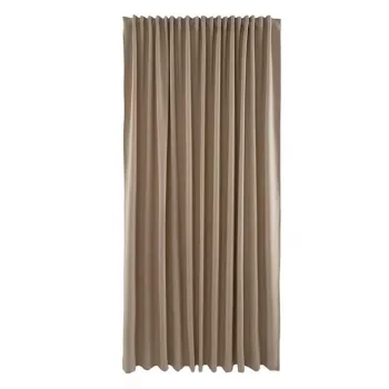 Bari šviesiai pilka užuolaida 260x280 cm, praleidžianti šviesą, vientisa, be pamušalo, 1 panelis